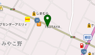 ヘアーオフ 大網店の地図画像