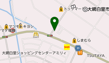 理容オバタの地図画像