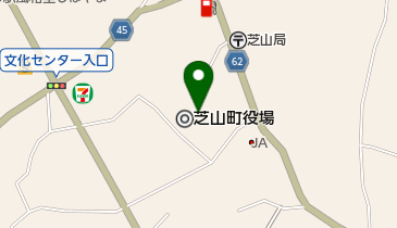 芝山町中央公民館の地図画像