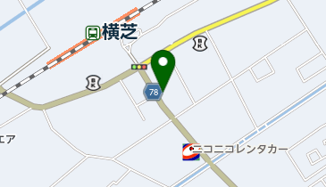 向後商店の地図画像