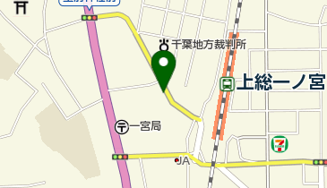 倉持美容室の地図画像