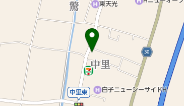 ミソノクリーニング店の地図画像