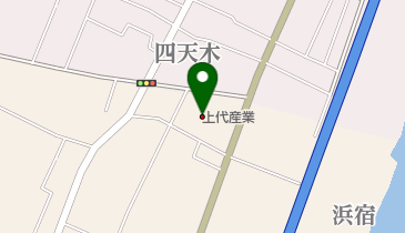 上代産業株式会社の地図画像
