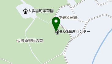 大多喜町海洋センターの地図画像