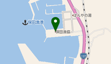 鋸南町保田漁協の地図画像