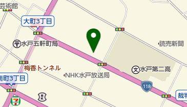 常磐都市ガス株式会社の地図画像