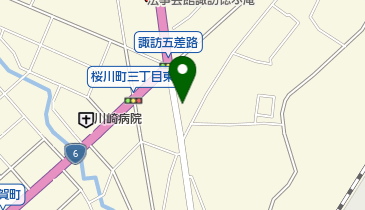 ふとんのねもと 五叉路本店の地図画像