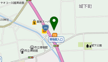万代書店川越店の地図画像