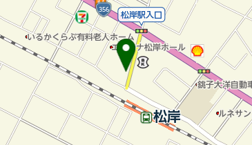 カンバラ生花店の地図画像