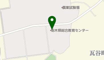 とちぎ県民カレッジ事務局の地図画像