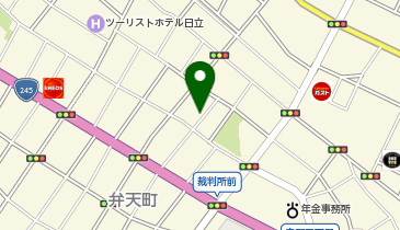 弁天堂整体院の地図画像