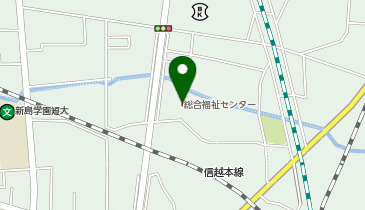 高崎市役所 総合福祉センターの地図画像