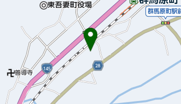 東吾妻町役場 中央公民館の地図画像