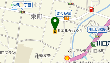 アルペンミエルかわぐち店の地図画像