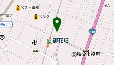 早川時計店の地図画像