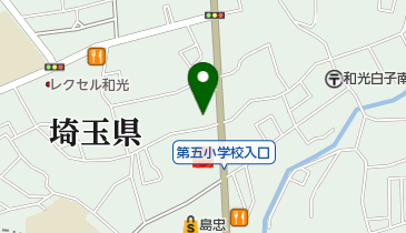 ワイズプロジェクト和光の地図画像