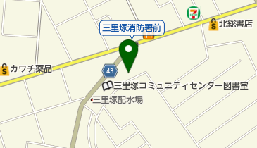 成田市 三里塚コミュニティセンターの地図画像