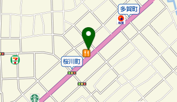 とんかつがってん 多賀店の地図画像