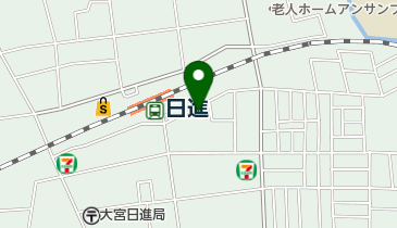 美容室ウォームスの地図画像
