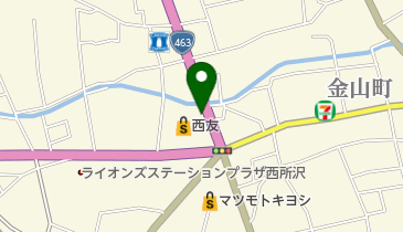 株式会社ホシノ所沢店の地図画像