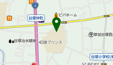 草加市役所 谷塚文化センターの地図画像