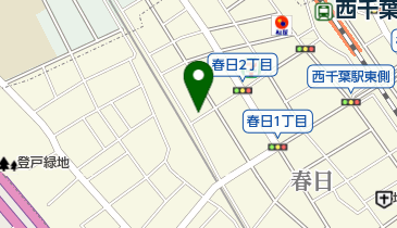 にしちば動物病院の地図画像