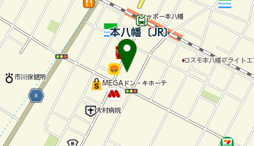 ETCダンススクール本八幡校の地図画像