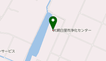 大網白里市役所 下水道課 管理班の地図画像