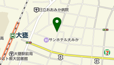 サンディセブン 大みか店の地図画像
