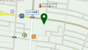 うさちゃんクリーニング カスミひたち野牛久店の地図画像