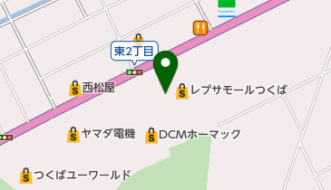 ザ・くりーにんぐ カスミ梅園店の地図画像