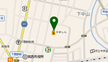 100円ショップセリア下館店の地図画像