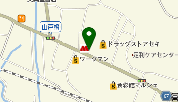 ダイヤ堂足利店の地図画像