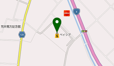 うさちゃんクリーニングベイシアさくら氏家店の地図画像