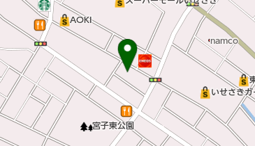 イン東京伊勢崎店の地図画像