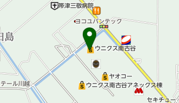 シュープラザ 川越南古谷店の地図画像