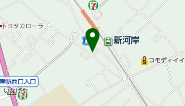 ノエビア新河岸販売会社の地図画像