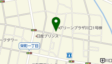 グリーンプラザ美容室の地図画像