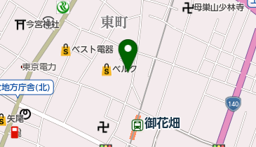 美容室キャブの地図画像