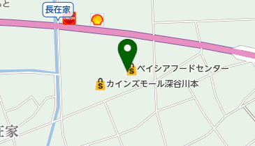 ラブリーチェーンベイシア川本店の地図画像