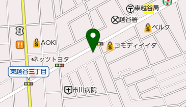 サンメリー越谷店の地図画像
