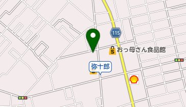 弥十郎薬局の地図画像