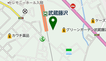 美容室ハービィ・グリーンガーデン武蔵藤沢店の地図画像