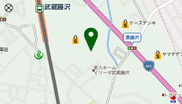 ペットフォレスト武蔵藤沢店の地図画像