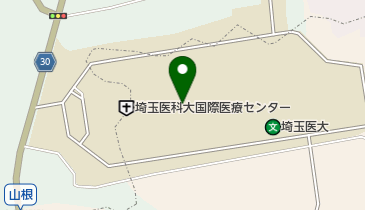 埼玉医科大学 保健医療学部事務室の地図画像