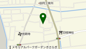オートベースシマの地図画像