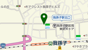 美容室fugaの地図画像