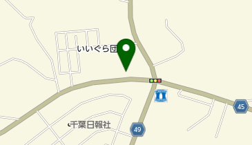 ワンワン美容室ピースの地図画像