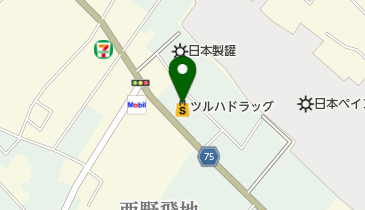 ツルハドラッグ九十九里店の地図画像