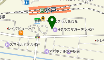 ホテルテラスザガーデン水戸婚礼受付の地図画像